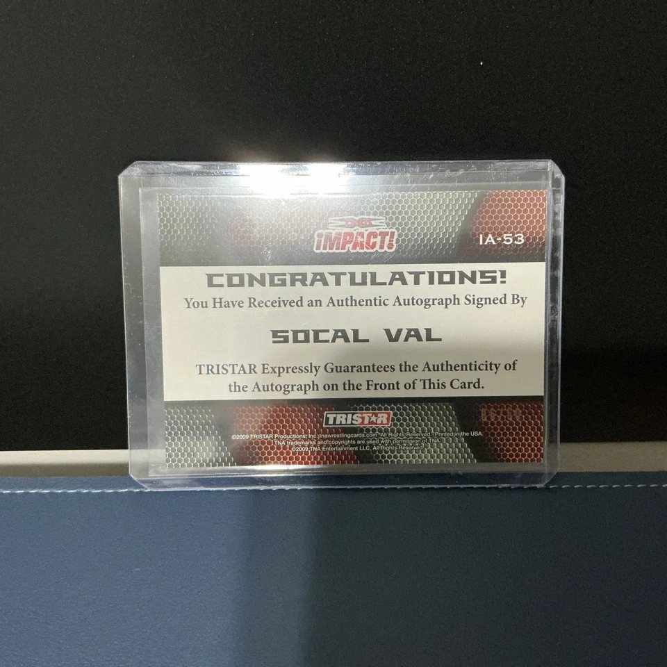 2009 Tristar SoCal Val AUTO TNA Impact IA-53 /60 - Image 2 of 3