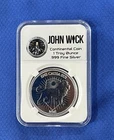 JOHN WICK Continental Coin 1 oz .999 Fine Silver Round UpGraded