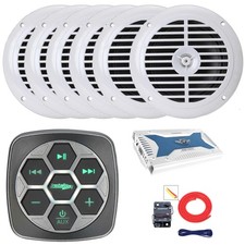 Metra 3-Zone Bluetooth and Controller, 6x 6.5'' 120W Speakers, Amplifier, Kit