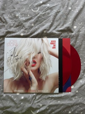 Joss Stone Signed Never Forget My Love 2LP   Red - New With Flaws (No.2)