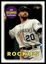 2018 Topps Heritage Ian Desmond Colorado Rockies #122