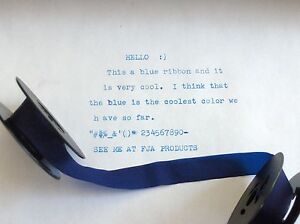 Olympia Traveller C Blue Ink Typewriter Ribbon Free Shipping