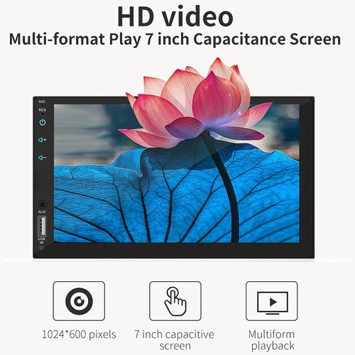 7inch Car Stereo Apple Carplay Android Auto Mirror Link Car Radio Backup Camera - Picture 8 of 10