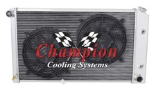 Kr 2 Row Radiator12 Fans For 1970-1981 Pontiac Firebird Trans Am V6v8 Ec573 Kr 2 Row Radiator12 Fans For 1970-1981 Pontiac Firebird Trans Am V6v8 Ec573