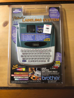 Vintage Brother P-Touch PT-1700 Electronic Labeling System Brand New Sealed NOS