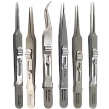 German  Steel watchmaker Repair Anti-static Jewelry Tweezers Pick-UP Tools Set