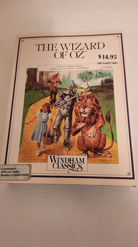 PC~ The Wizard of OZ Windham Classics~ Commodore/IBM/Apple (1985) Boxed Game