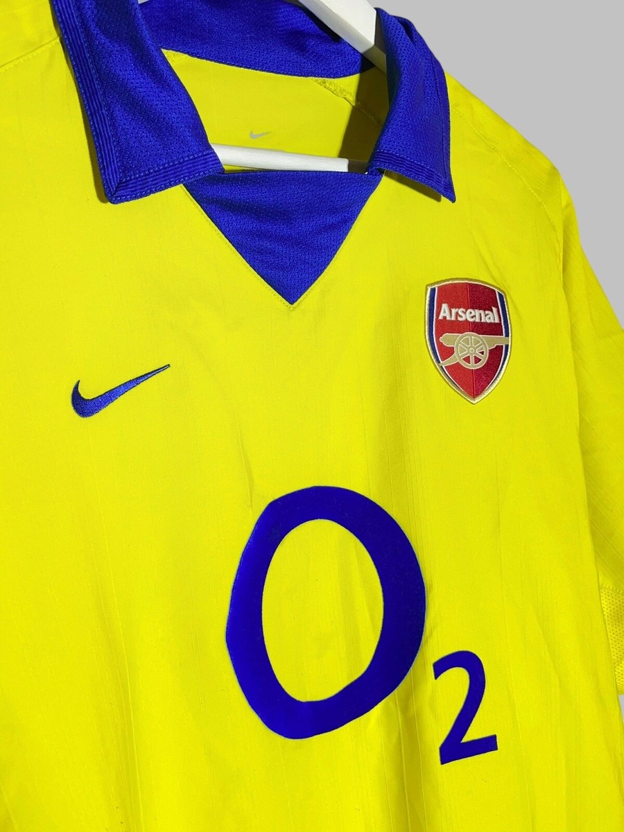 Arsenal FC Nike 2003/04 Vintage Away Football Shirt Soccer