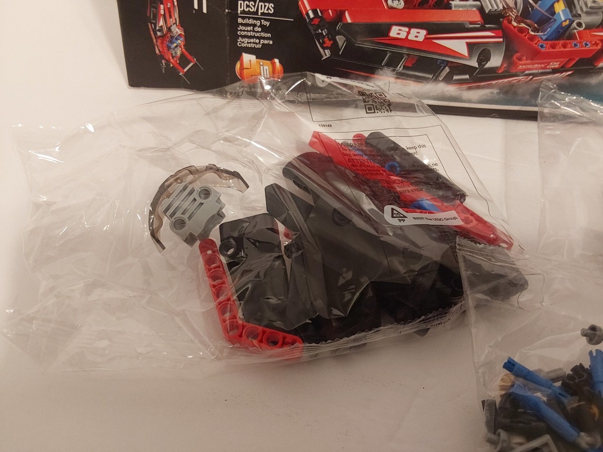 Lego Technic 42089 Power Boat 174 pcs Open Box Sealed Bags No