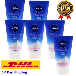nivea pearl white caring whip facial cleanser