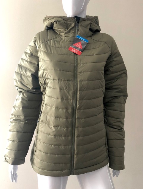 Womenâs Columbia White Out II Puffer Jacket w/ Hood, Sage or Navyâ S, M, L or XL | eBay