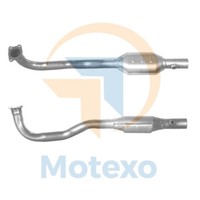 BM91022 Abgas-Katalysator Auspuff Mit Montagesatz Edelstahl, Euro 3, 2 Jahre