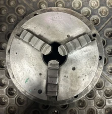 Pratt England 7-1/2” Metal Lathe Chuck For Milling Machine Rotary Table 10 12 15