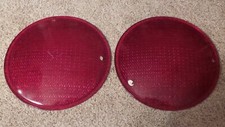 Vintage Eagle Signal Company Glass Stop Light Lens Car Truck Auto Motorcycle Nos
