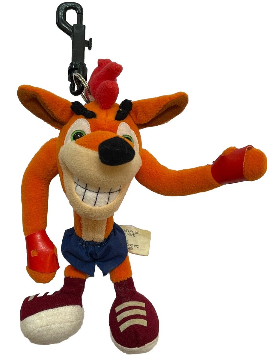 Crash Bandicoot Resaurus 9” Beanbag Plush Doll w/Keychain | eBay