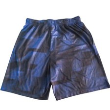 Nike Dri-Fit Mens Training Gym Short M Blue Stretch Side Logo 933332 429 NEW