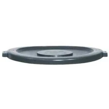 Rubbermaid Fg264560gray Brute Trash Can Top,Flat,Snap-On Closure,Gray