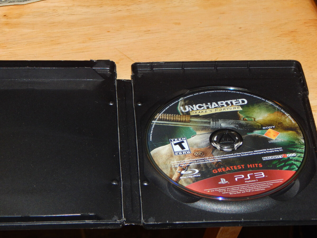 Uncharted: Drake's Fortune (PS3, Sony PlayStation 3) Disc Only!!!