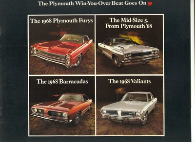 1968 Plymouth Fury GTX Road Runner Barracuda Satellite Valiant