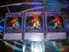 3x Gem-Knight Ruby 1st Edition Ultra Rare BLMM-EN136 Yu-Gi-Oh!