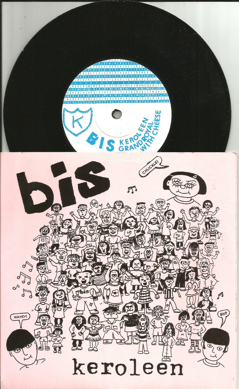 BIS & HEAVENLY Keroleen w/3 UNRELEASED TRX LIMITED USA Press 7 INCH VINYL 1996