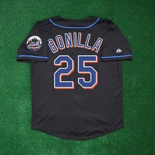 Bobby Bonilla New York Mets Men's Alternate Black Jersey w/ Team Patch
