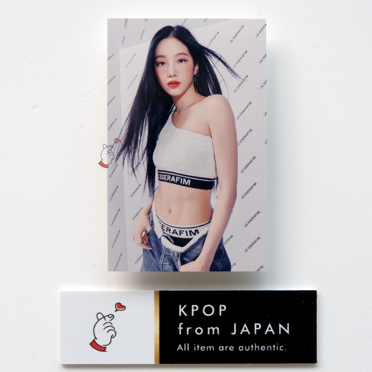 KAZUHA LE SSERAFIM UNFORGIVEN POB Photocard weverse