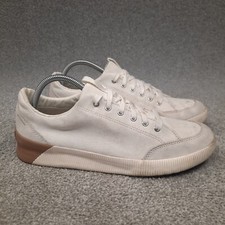 Sorel Out N About Plus Lace Women  s Shoes Sneakers Size 11 White Low Top NL4091