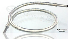 2 x GAS TUBE FLEXI PIPE 8mm FLEXIBLE STAINLESS STEEL EASY SHAPE 580mm Long