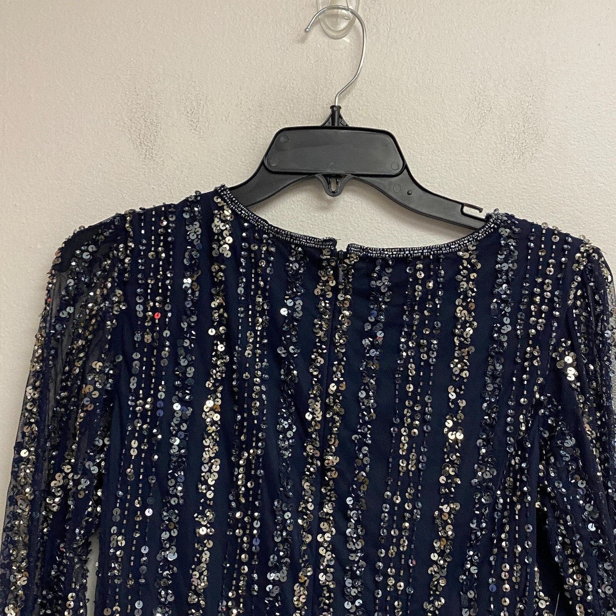Prelude Womens Beaded Sheath Dress 3/4 Sleeve Navy Size 8 NWT | eBay Prelude Womens Beaded Sheath Dress 3/4 Sleeve Navy Size 8 NWT | eBay