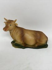 Vtg ART Plastics Nativity Cow Animal Replacement Piece Celluloid Hard Plastic