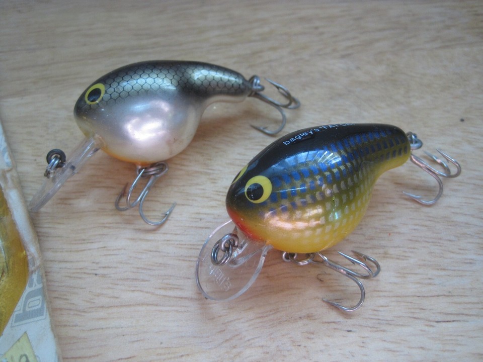 VTG Fishing Lures LOT BAGLEY'S FAT CAT Crankbaits E79 eBay