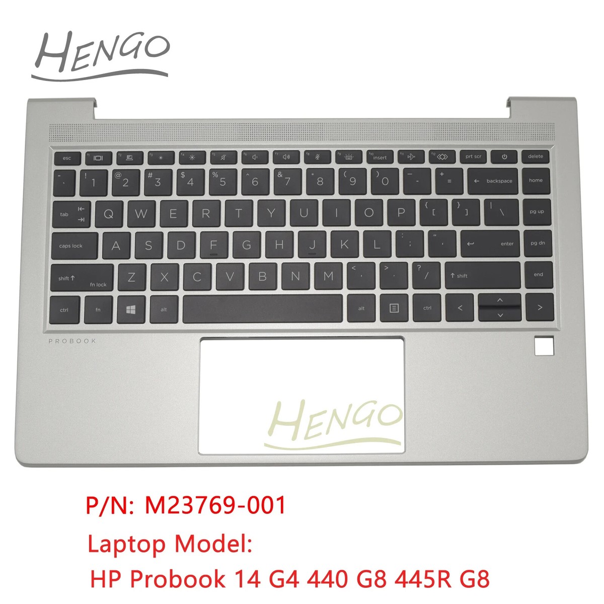 M23769-001 SLV New For HP Probook 14 G4 440 445R G8 Palmrest Upper