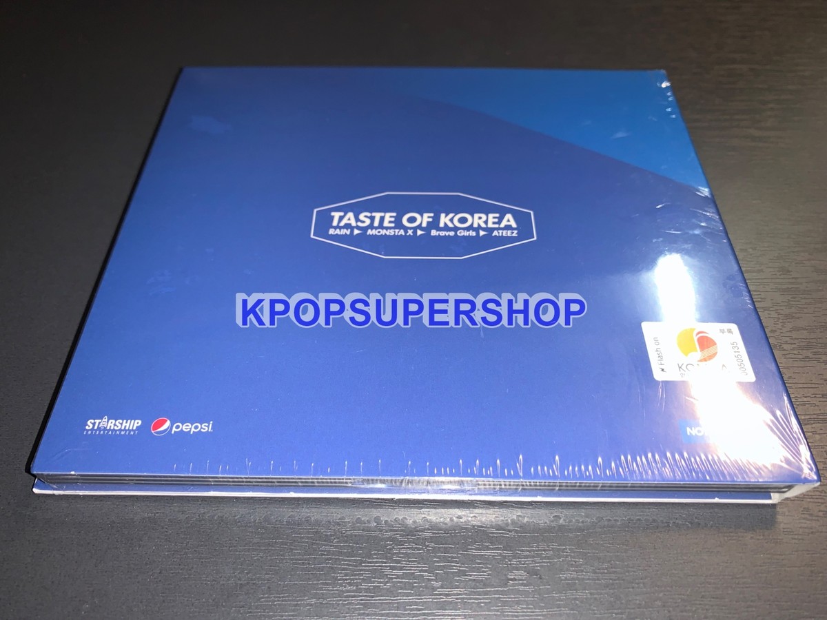 Taste of Korea Album CD New Sealed Pepsi 3 Photocards Monsta X