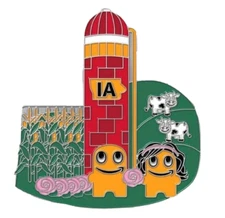 Amazon employee peccy pins Iowa State Pin Project