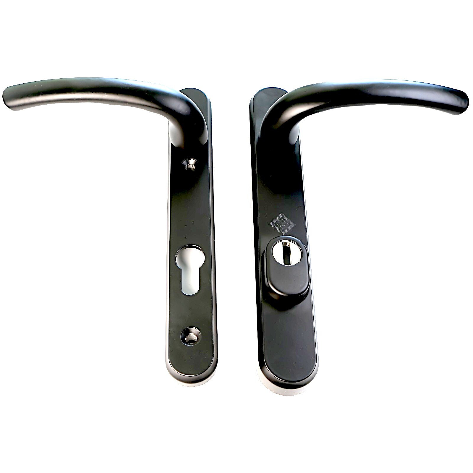Black Door Handle uPVC pas 24 Hoppe 92pz glazing set patio lever Tokyo security