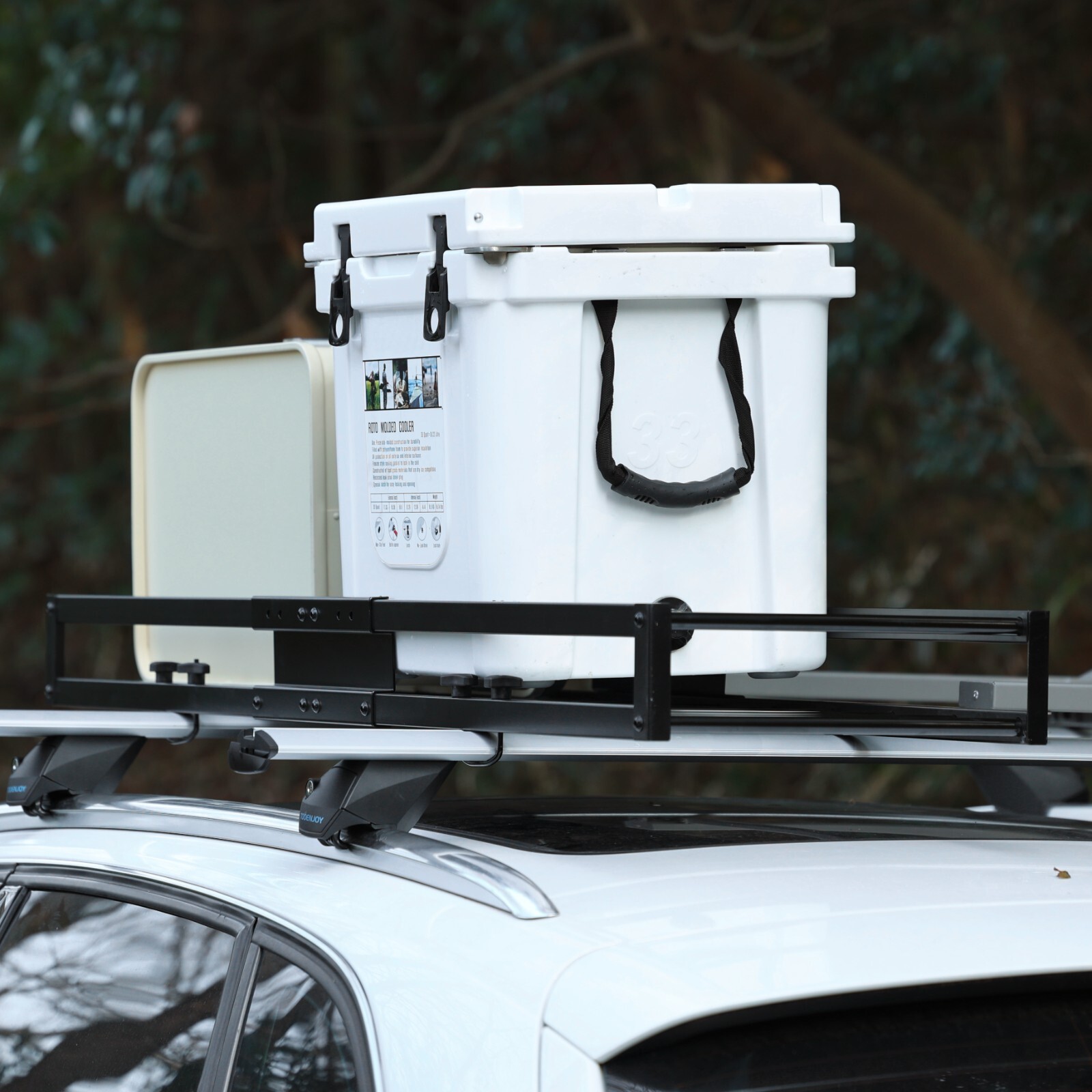 TOOENJOY 59x16x5 Inch Skinny Roof Rack Cargo Carrier Basket Top Luggage Holder