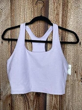 Old Navy Active Light Support Go Dry Lavender Sports Racerback NWT Bra Size M