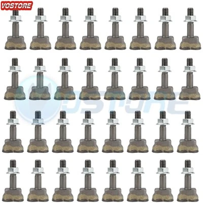 MAX MOTOSPORTS Set of 32 Replacement Stump Grinder Teeth Compatible with Vermeer Yellow Jacket