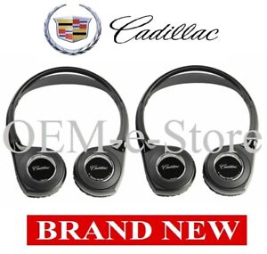 2007-2014 Cadillac Escalade ESV Ceiling Entertainment Headphones Remote Set