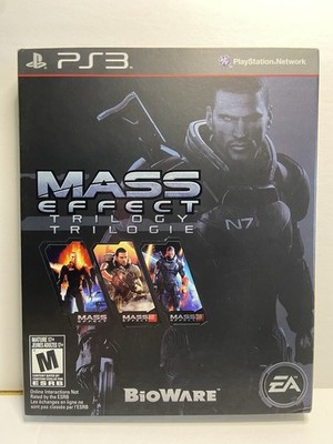 PS3 - Mass Effect Trilogy 1-2-3 (Sony PlayStation 3, 2012) - 3 Discs with Manual