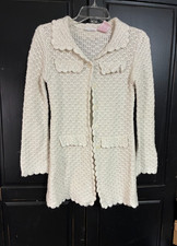 Vintage MARY-KATE & ASHLEY Sweater Girls XL 14/16 Duster Knit Cardigan Y2K