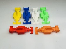 SCS 3D F1 Indy Car Viper Afx SG+ Ho Ranura Carrocería ¡Lote de 6 Colores!