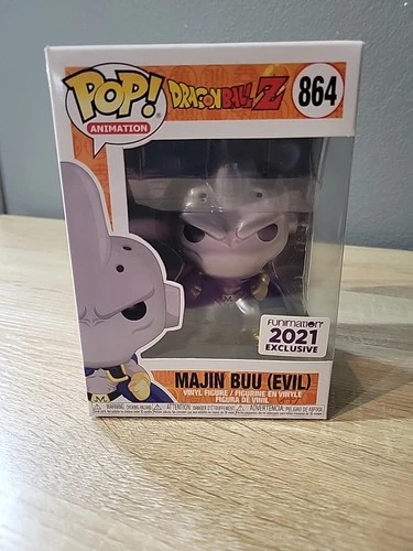Funko Pop! Majin Buu Evil #864 Dragon Ball Z Funimation Exclusive 2021 Metallic