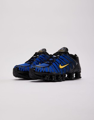 Nike Shox TL Black Lyon Blue Varsity Maize IB7670-001 - Men Size 7-13 Brand NEW