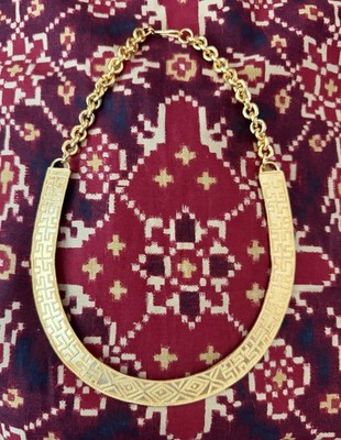 Vintage MMA WAG Metropolitan Museum of Art Collar Necklace Egyptian Revival 1990