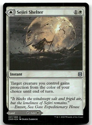 Sejiri Shelter #37 (Foil) (LP) Zendikar Rising ZNR Magic MTG