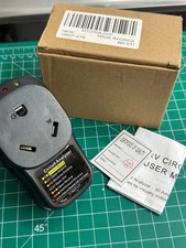 NEW Briidea RV Surge Protector 30 Amp Adapter Circuit Analyzer Black HRVP-01B