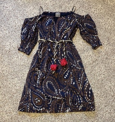 Anthropologie Vanessa Virginia Convivial Midi Dress size 2