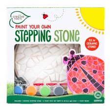 Creative Roots Mosaic Ladybug Stone, Includes 7-Inch Ladybug, multicolor